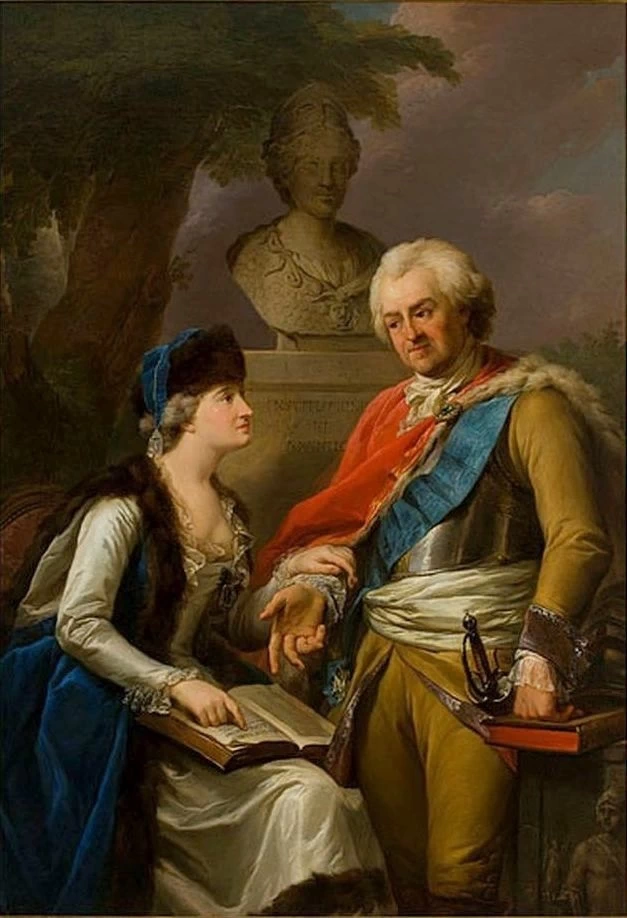 Ritratto di Konstancja e Stanisław Poniatowski, i genitori del re